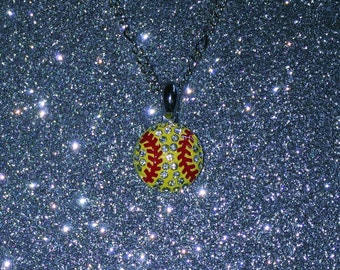 Softball Necklace