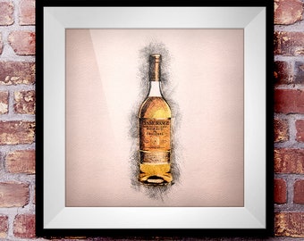 Glenmorangie Original - Crosshatch Whisky Wall Art