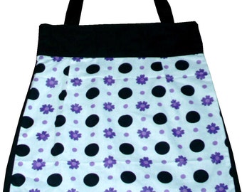 Cotton tote / Shoulder Bag / Floral Tote / Lined