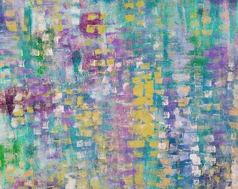 Abstract painting titled Color circles