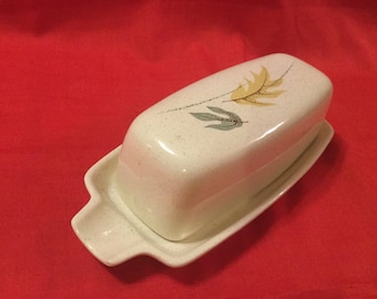 Vintage covered butter dish