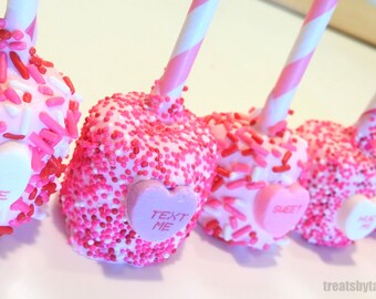 Valentine's Conversation Heart Marshmallows