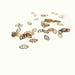 5x3mm Gold Leaf, Nail Art Decals