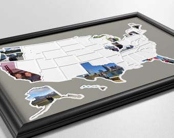 50 States Photo Map - USA