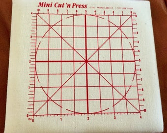 Mini Cut and Press, 5” square, Quilting Supplies, Cutting Mat and Pressings Pad