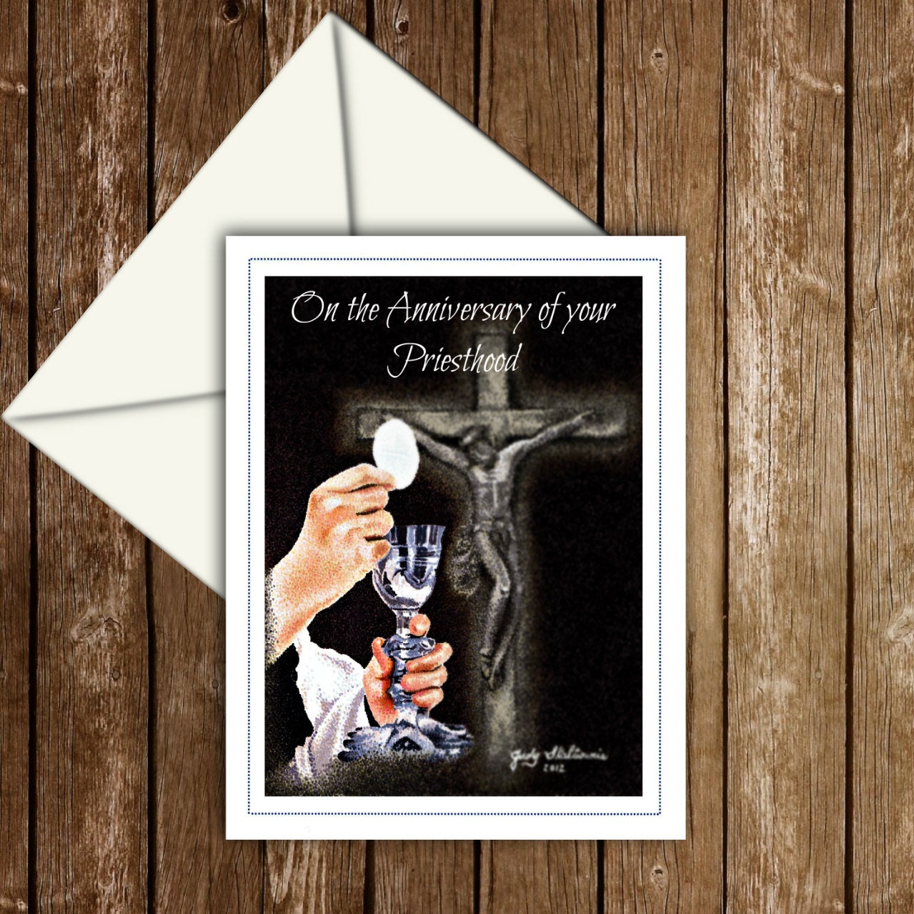 Priesthood anniversary card