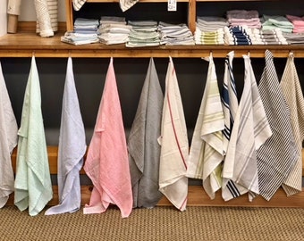 Hand Dyed flour sack tea towels
