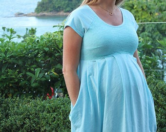 Women's dress pattern, dress pattern, stretch knit dress pattern, sewing pattern, pdf pattern, dress pdf pattern, maternity dress pattern