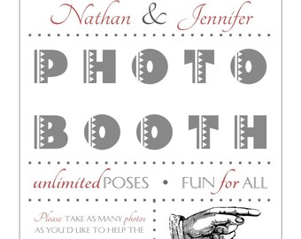 Wedding Photo Booth Sign