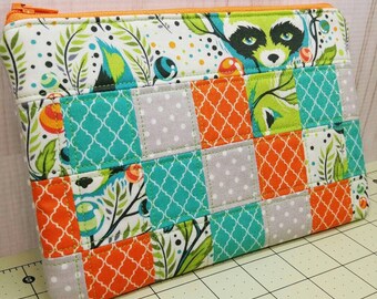 Tula Pink Patchwork Zippered Pouch