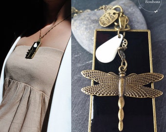 Dragonfly necklace "Amanda"