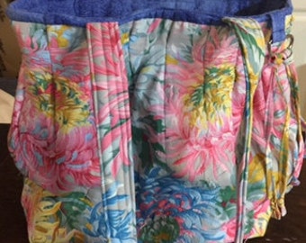 Pink and Blue Purse