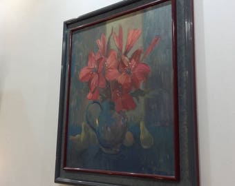 Canvas Henri Dohet "amaryllis"