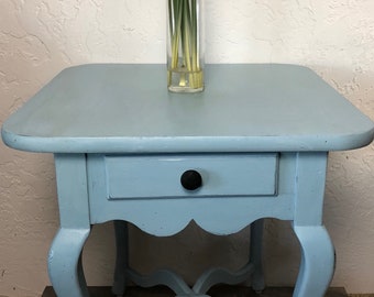 Blue Farmhouse Table