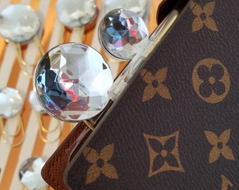2-Sided Oversize Diamond Jewel Paperclips- Stunning!