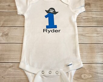 Baby Boy Pirate Themed Onesie