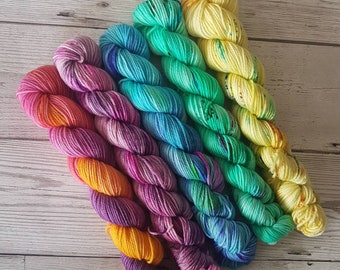 Summer of Love ~ 1960s 4ply mini skein set