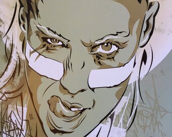 Yolandi Visser Die Antwoord Digital Art Print
