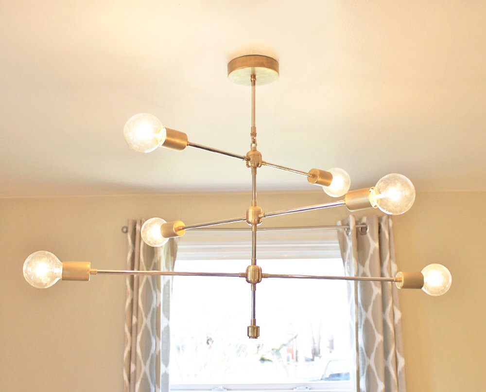 Free New The Armstrong Modern Brass Chandelier New The Armstrong Modern Brass Chandelier