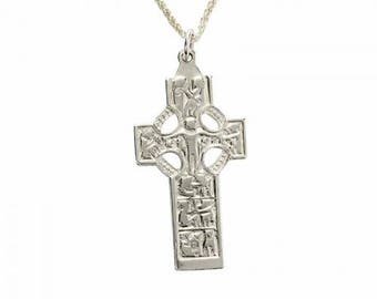 Celtic Cross Duleek Silver