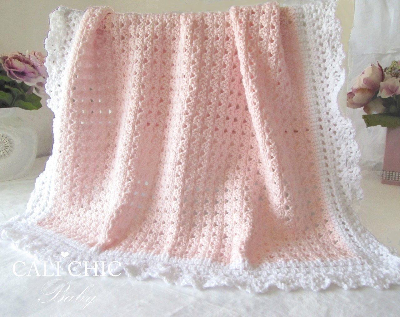 Crochet PATTERN 41 Angel Series Crochet Baby Blanket