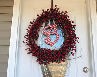 Winter berry wreath