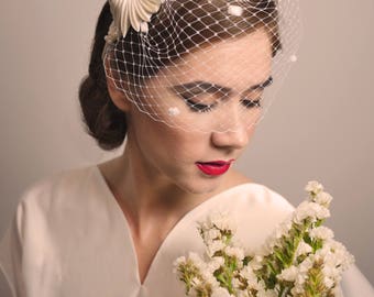 VINTAGE WEDDING HEADDRESS - Tocado / Headdress