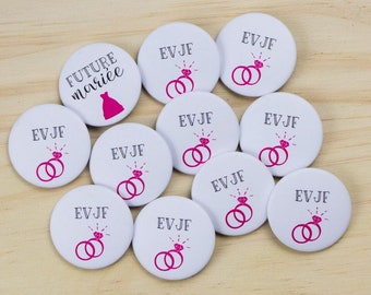 10 badges + 1 bride bachelorette party