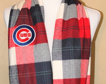 Cubs Flannel Scarf - Men's or Women's