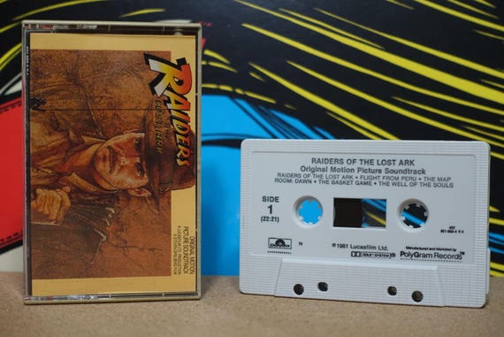 Raiders Of The Lost Ark (Original Motion Picture Soundtrack) by John Williams Vintage Cassette Tape