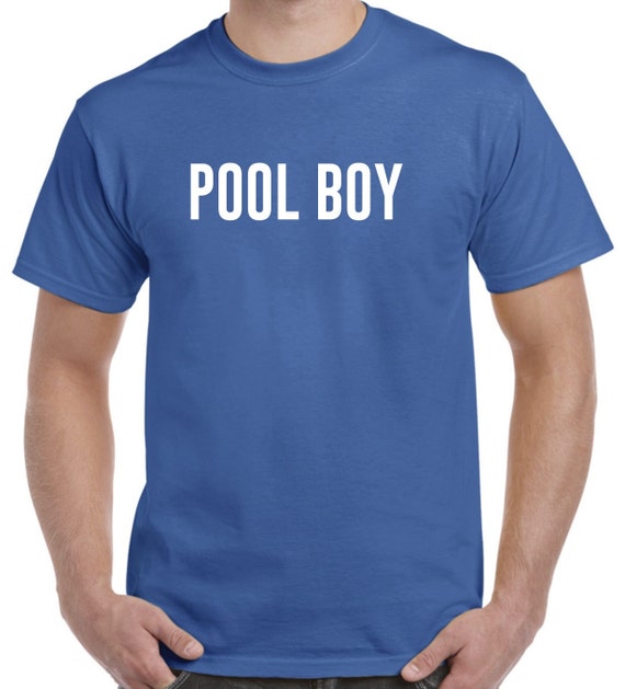 Funny Pool Boy Shirt Swimming Pool