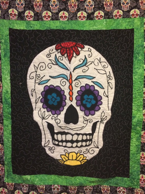 Sugar Skull Quilt Summer Wedding