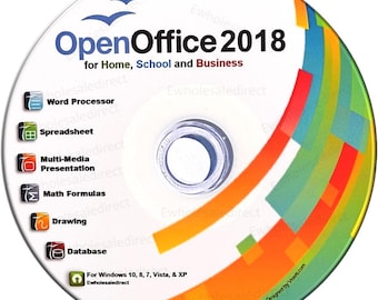 Office Suite 2018 CD with PDF software, for Home Student Professionals and Business, Compatible with Microsoft Office for Windows 10 8 7