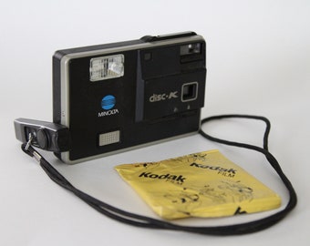 Minolta Disk-K Camera, Disk Camera, Minolta Camera