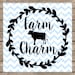 Farm svg, Cow svg, Farm Charm svg, svg, svg files, svg designs, svg files for cricut, svg silhouette, silhouette cameo, svg files, dxf