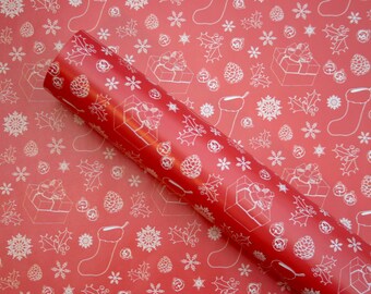 3 x Christmas Wrapping Paper Sheets