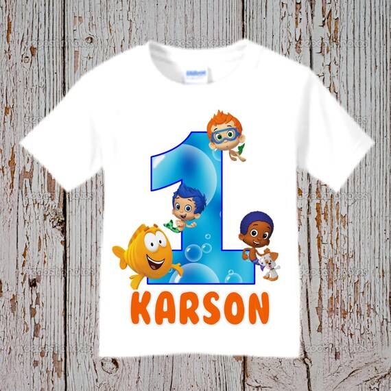 Bubble Guppies Birthday Shirt Bubble Guppies Shirt