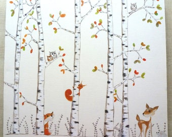 Large canvas deep in the Woods