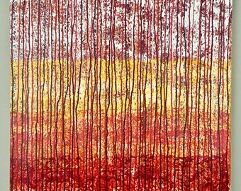 Painting Acrylic Contemporary Abstract Canvas Unique