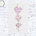 Heart machine embroidery design. 3 wrapped together. Pretty heart embroidery reat for Valentines