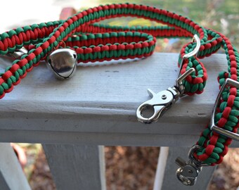 Christmas Sleigh Bell Paracord Reins