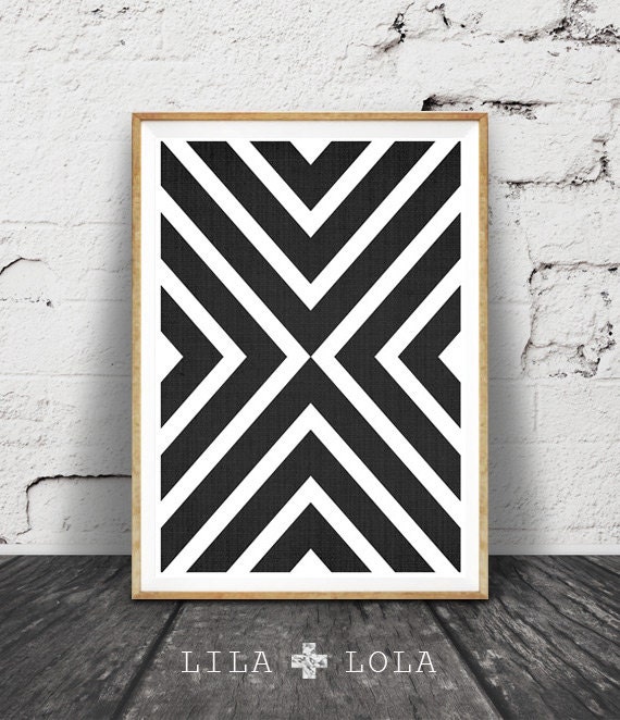 Black and white print modern scandinavian wall art black and Black and white print modern scandinavian wall art black and