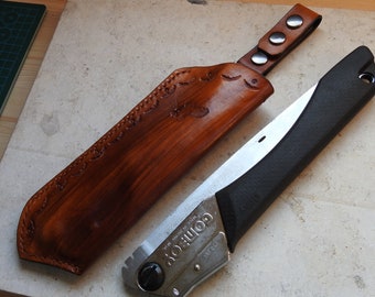 Handmade Leather Sheath for Silky Gomboy 210 or 240