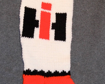 International (Case IH) Personalized Knit Christmas Stocking