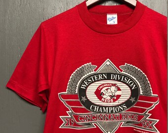 S vintage 1990 Cincinnati Reds t shirt