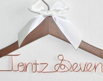 Wedding hanger,Bride hanger,Mrs hanger, Bridal Shower Gift, Personalized Bride Hanger, Personalized Custom Wedding Hanger, dress hanger,
