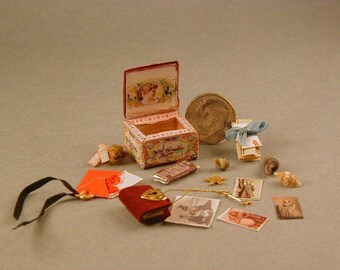 Good Girl Cigar box dollhouse miniature