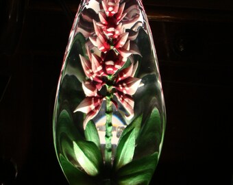 Mats Jonasson Maleras-Måleras-Floral Fantasy-scandinavian art glass-glass flower