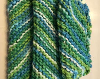 Handmade knitting washcloths - cotton washcloths - Eco by Segao