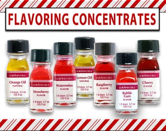 Flavoring Concentrates Super Strength for Baking and Candy Making. Single 1 Dram bottle. 70 DIFFERENT FLAVORS available